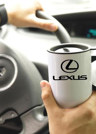 Термокружка "lexus" з принтом