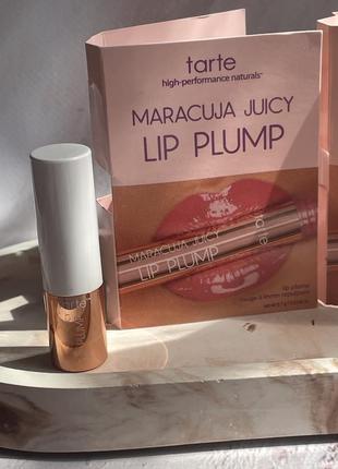 Плампер/ бальзам / блиск для губ tarte maracuja juicy lip plump primrose3 фото