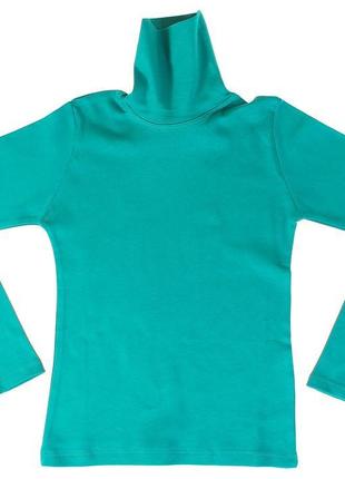 Якісна водолазка гольф для дівчинки бавовняна з довгим рукавом туреччина