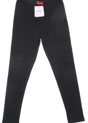 Зимние термолосины для девочки черные sevim турция р.s