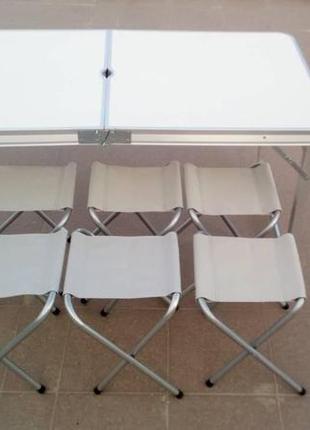 Стіл усилени + 6 стільців, набір стіл + стільці2 фото