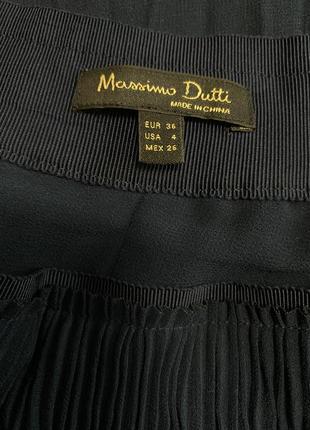 Юбка плиссе от известного бренда massimo dutti7 фото