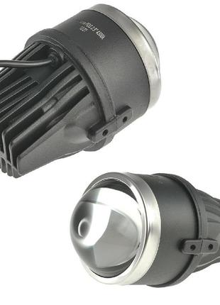 Світлодіодні bi-led лінзи в протитуманки cyclone led fog 2.5" ...