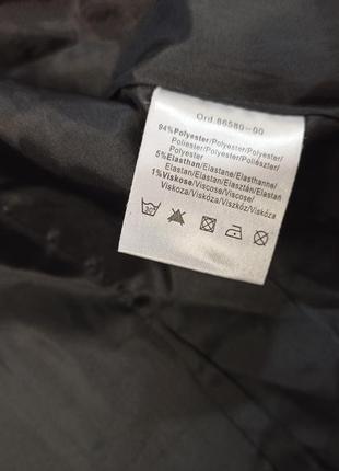 Брендовый черный пиджак жакет в полоску5 фото