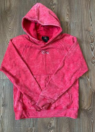 Jordan flight heritage hoodie 'red ' s