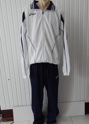 Спортивный мужской костюм asics с полосами