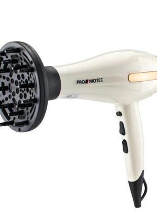 Професійний фен для волосся promotec pm-2305, white