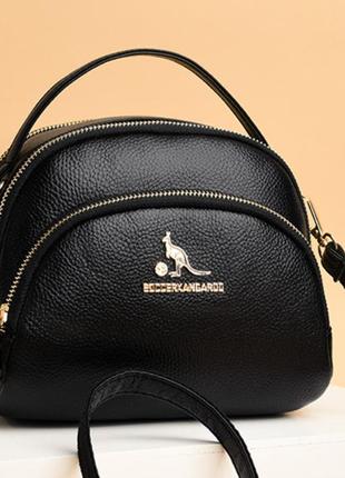 Женская мини сумочка клатч на плечо кенгуру, сумка для девушек эко кожа1 фото