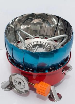 Туристичний газовий пальник yc-203 міні — плита з п'єзоелементом