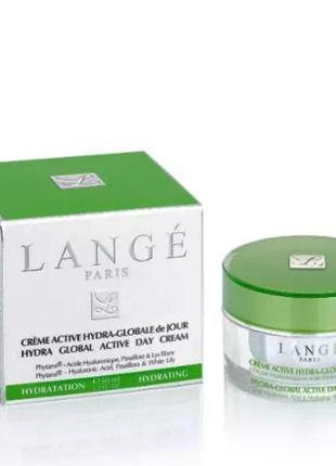 Lange paris hydrating hydra-global active day cream3 фото