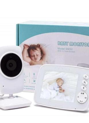 Бездротова відеоняня baby monitor sm-32