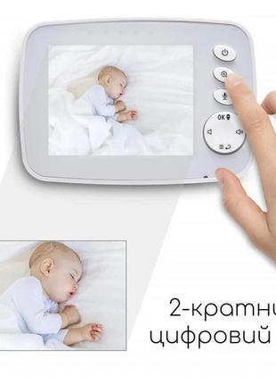 Бездротова відеоняня baby monitor sm-323 фото