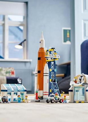 Конструктор lego city пуск ракети з космодрому (60351) «космод...4 фото