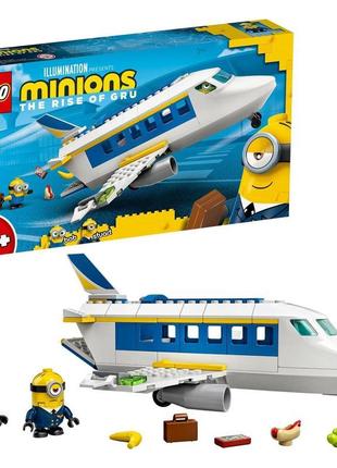 Конструктор lego minions міньйони: тренувальний політ 75547