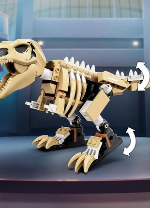 Конструктор lego jurassic world виставковий скелет тиранозавра...4 фото