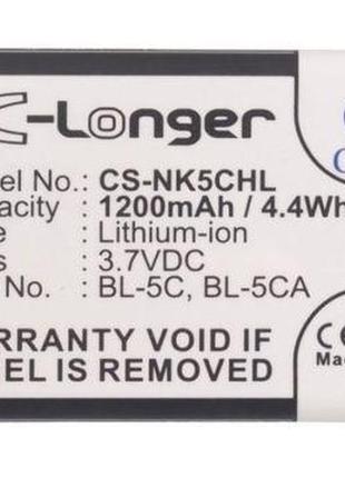 Акумулятор nokia 6270 1200 mah cameron sino