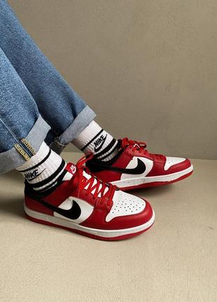 Nike air sb dunk low red червоні кросівки найк джордан весна літо осінь унісекс жіночі чоловічі червоні жіночі чоловічі кросівки