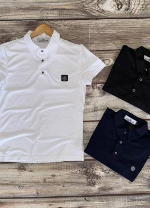 Футболка поло stone island