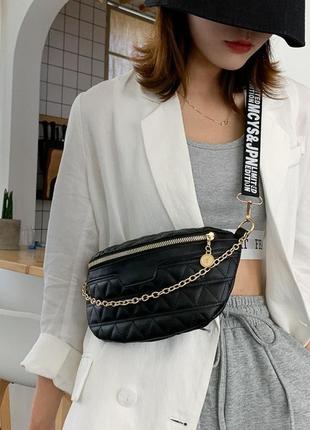 Мінісумка клатч, жіноча сумка крос-боді маленька сумочка через плече для дівчат біла9 фото