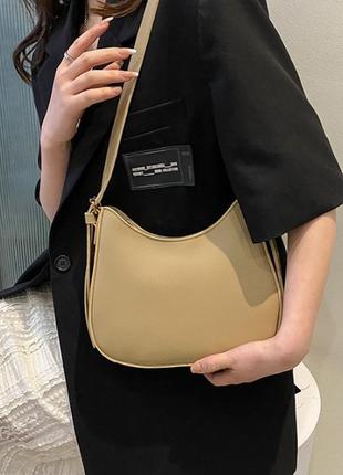 Жіноча сумка слінг на плече, бананка міні сумочка для дівчини5 фото