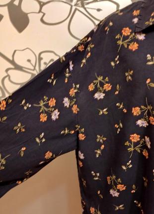 Брендовая вискозная блузка большого размера батал6 фото