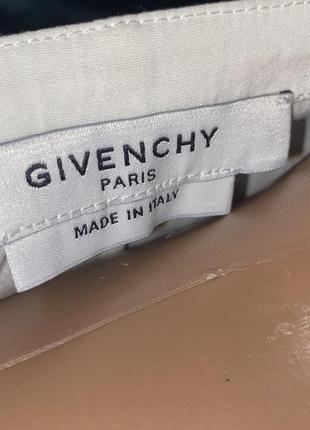 Givenchy белая коттоновая рубашка блуза7 фото