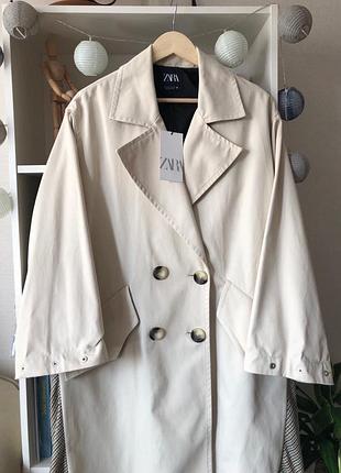 Новий тренч оверсайз zara