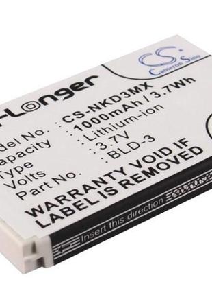 Акумулятор nokia 7250 1000 mah cameron sino