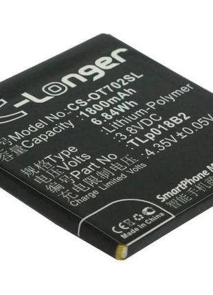Акумулятор alcatel one touch 7024w 1800 mah cameron sino