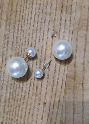 Сережки 2 в 1