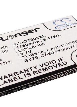 Акумулятор alcatel ot-995 1750 mah cameron sino