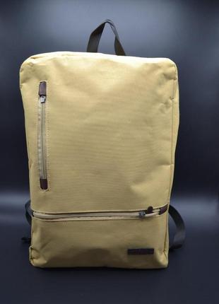Міський рюкзак 2 кольори - бежевий1 фото
