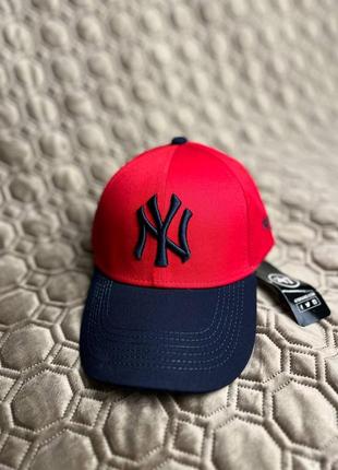 Бейсболка кепка new york червоно синій літо 56-58