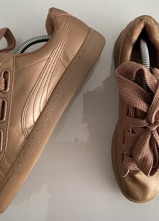 Кроссовки / кеды puma basket heard copper2 фото