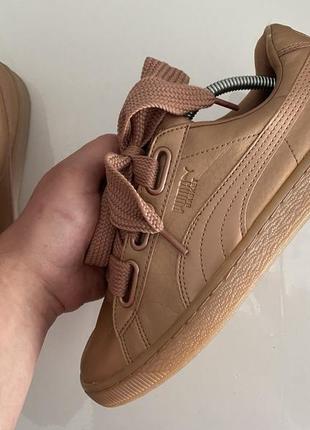 Кроссовки / кеды puma basket heard copper3 фото