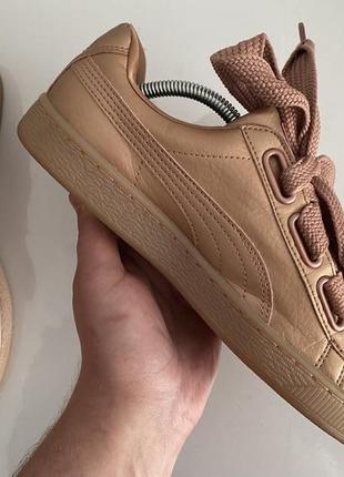 Кроссовки / кеды puma basket heard copper4 фото