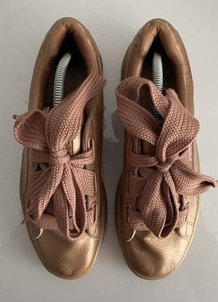 Кроссовки / кеды puma basket heard copper5 фото