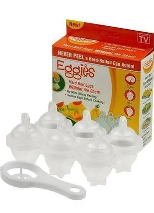 Формы для варки яиц без скорлупы eggies (6шт)