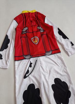 Nickelodeon. костюм гонщик маршала щенячий патруль.