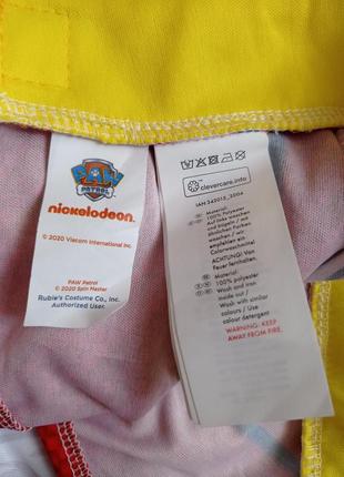 Nickelodeon. костюм гонщик маршала щенячий патруль.