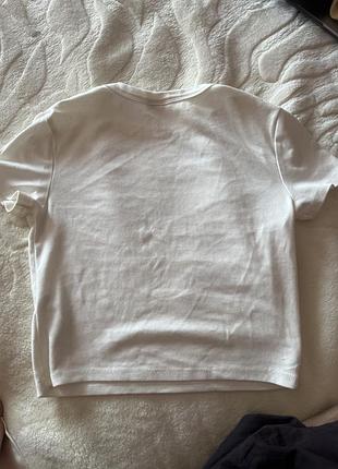 Топ бершка с красивым принтом бабочки