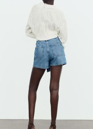 Шорты zara шорты- юбка zara4 фото