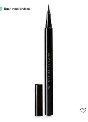 0.041 oz/ 1.2 ml pat mcgrath labs perma precision liquid eyeliner in xtreme black (подводка, полноразмер, стоимостью 36$)