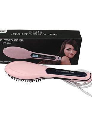 Електричний гребінець-випрямляч fast hair straightener hqt-906