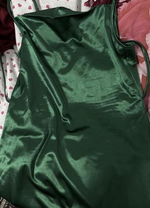 Платье платье zaful атлас/шелк (не натуральное) новые.5 фото