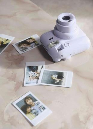 Камера моментальной печати fuji instax mini 12 lilac purple8 фото