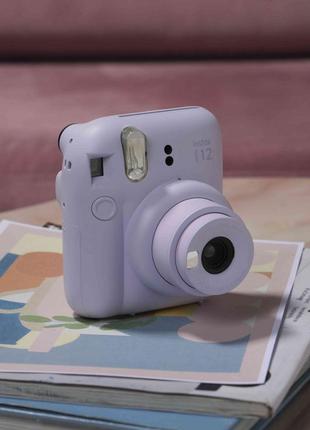 Камера моментальной печати fuji instax mini 12 lilac purple4 фото