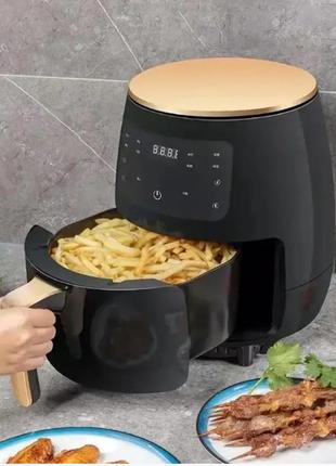 Аерофритюрниця електрична безоливна на 6 л silver crest s-18 на 2400 вт