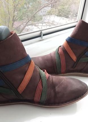 Неординарные, крутые , полностью кожаные ботинки kickers - р.40 - 26 см7 фото