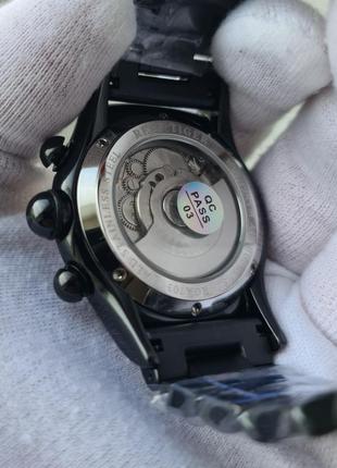 Чоловічий годинник reef tiger rga703 bubble black automatic skeleton 45mm нові6 фото